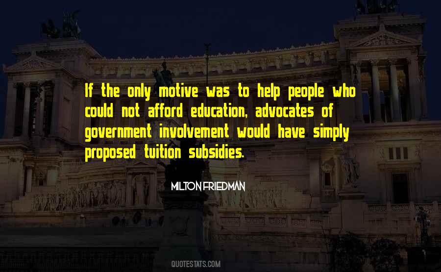 Quotes About Government Help #768229