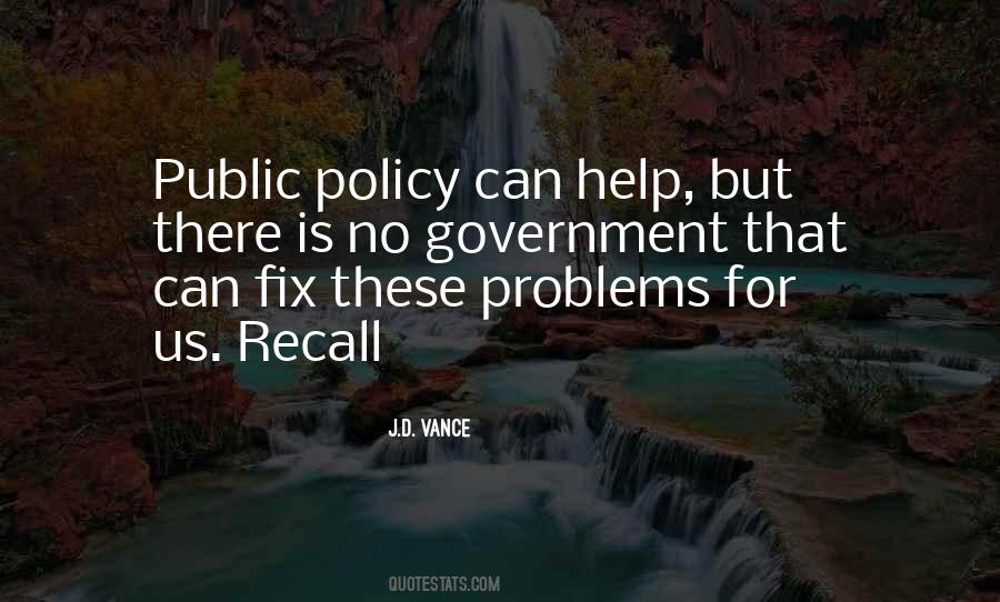 Quotes About Government Help #780658