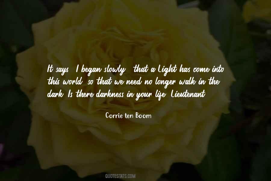 Quotes About Light Into Darkness #623257