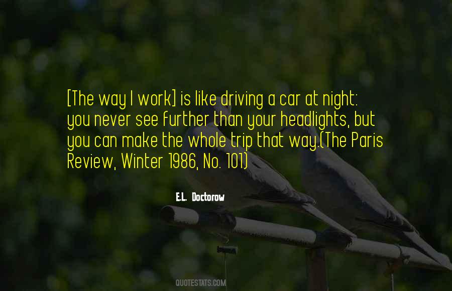 Quotes About Night Work #194320