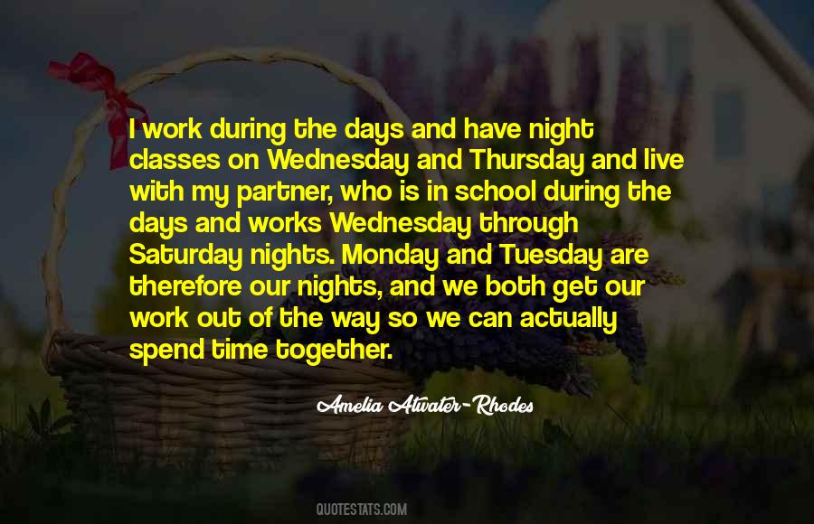 Quotes About Night Work #363110