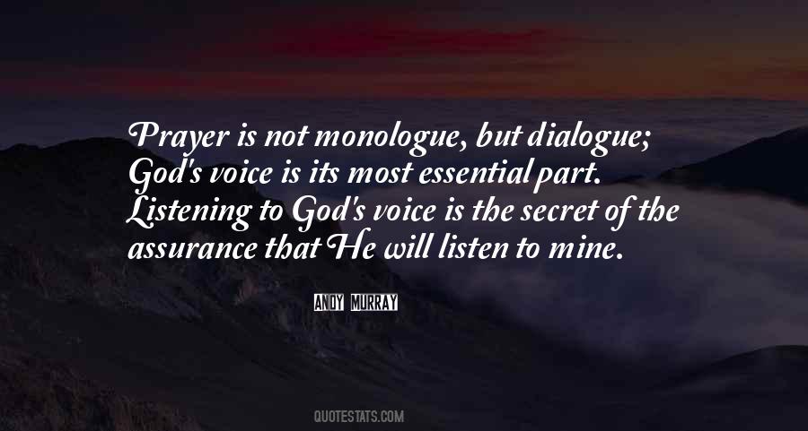 Quotes About Listening To God's Voice #1675109