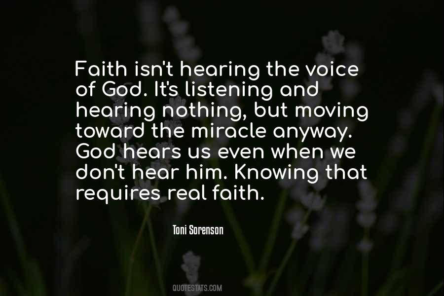 Quotes About Listening To God's Voice #71869