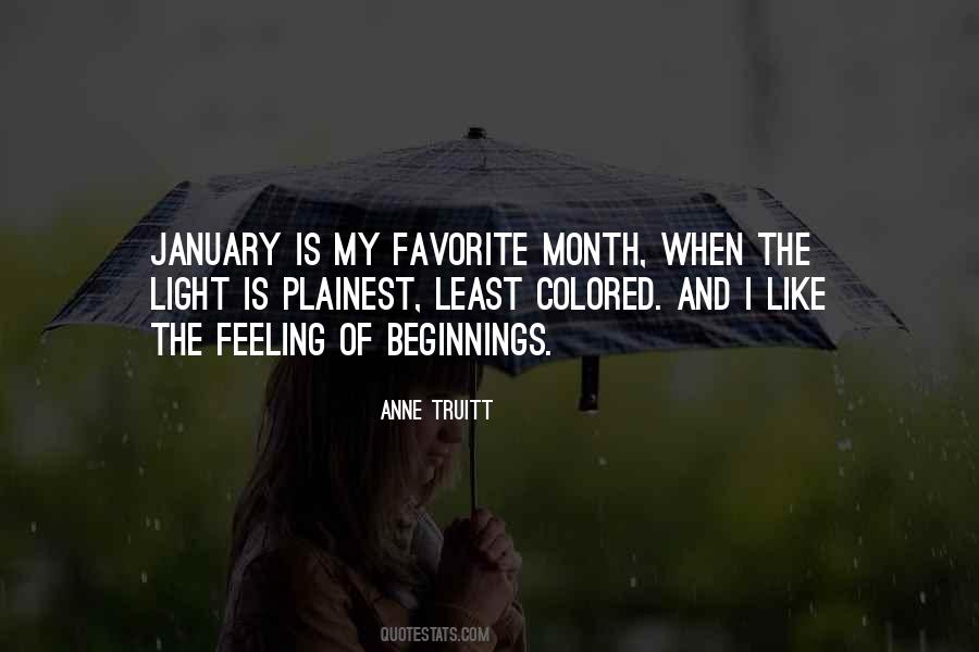 Quotes About Month Of January #777895