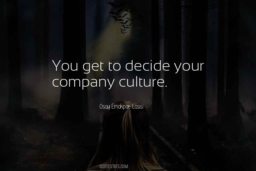 Quotes About Company Culture #717514
