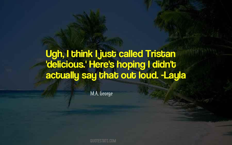 Tristan's Quotes #725304