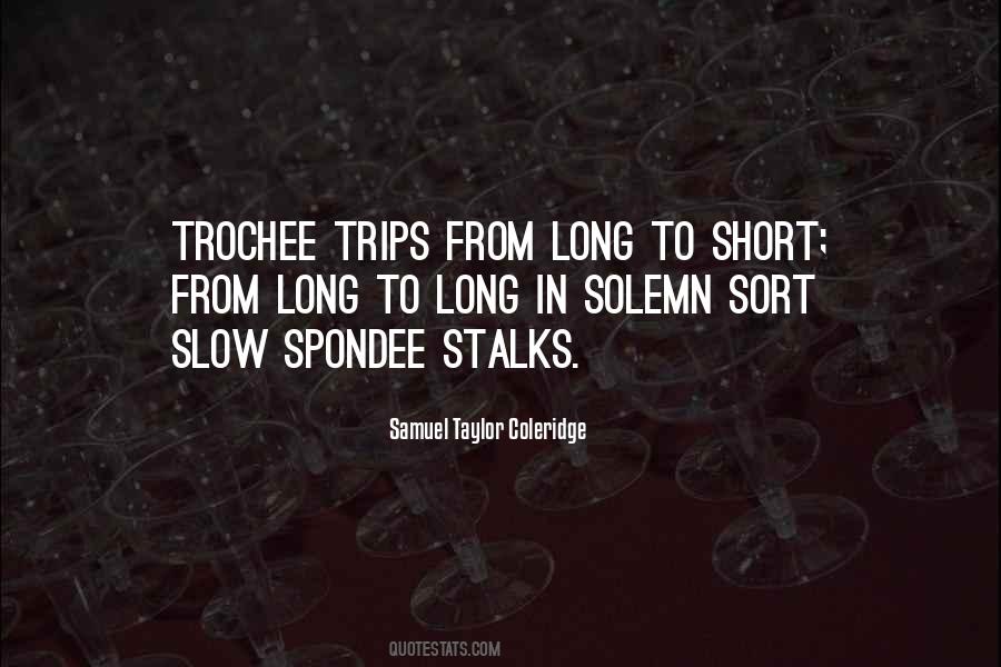 Trochee Quotes #957874