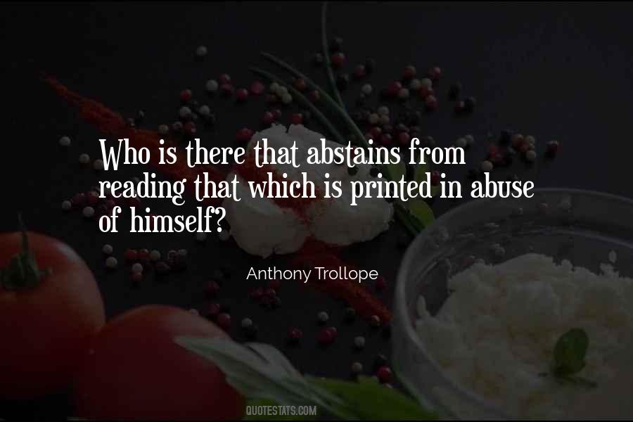 Trollope's Quotes #9758