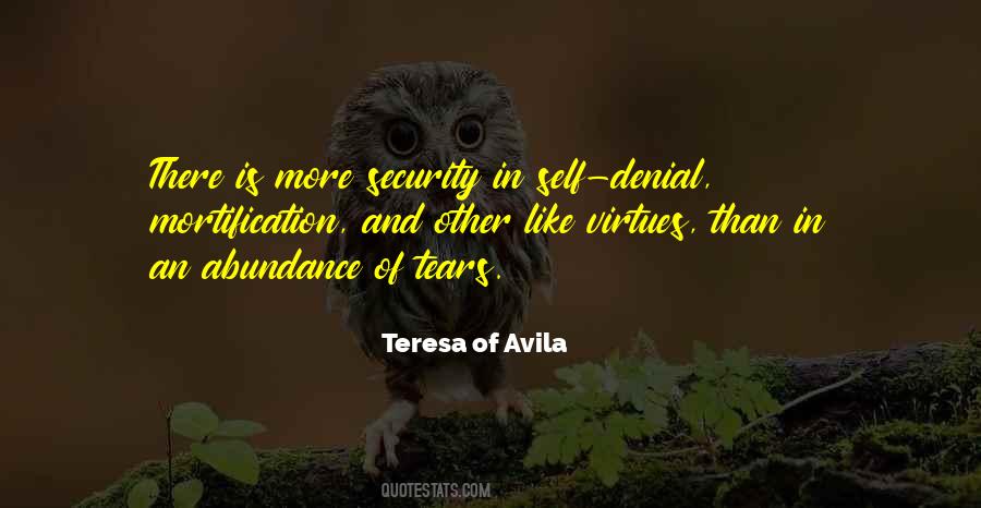 Quotes About Self Denial #1076924