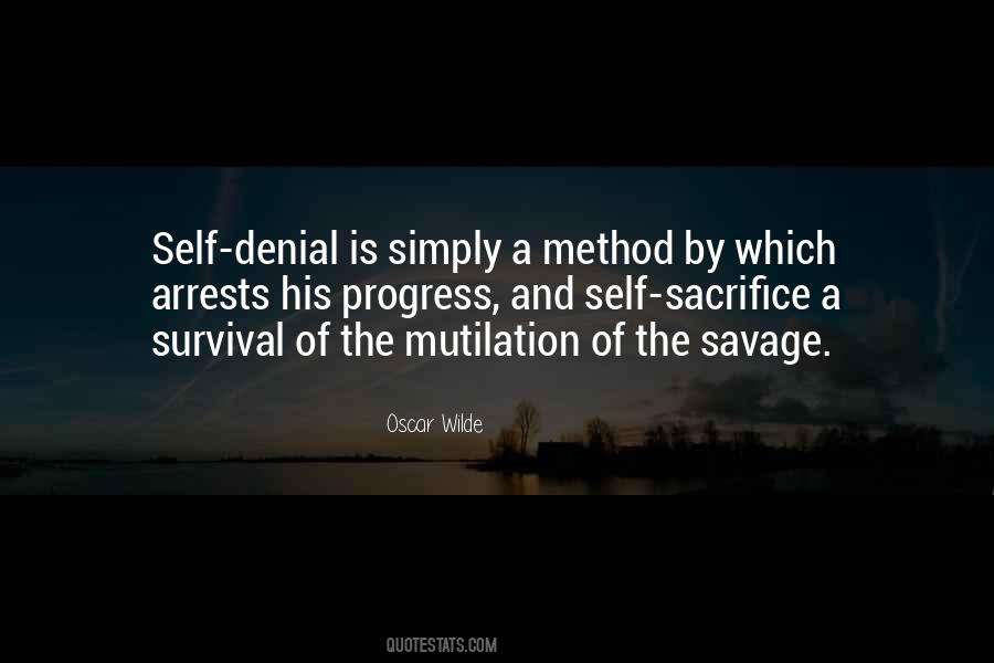Quotes About Self Denial #572945