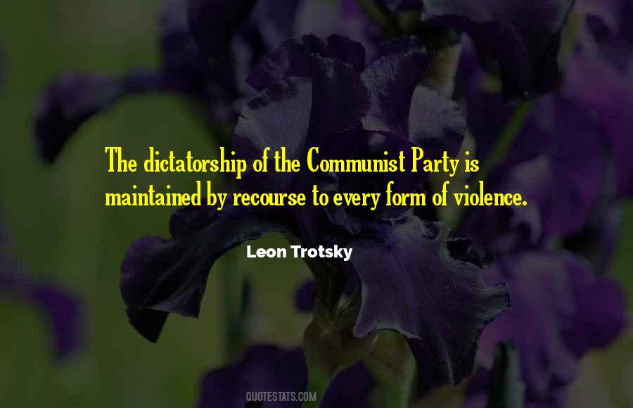 Trotsky's Quotes #317109