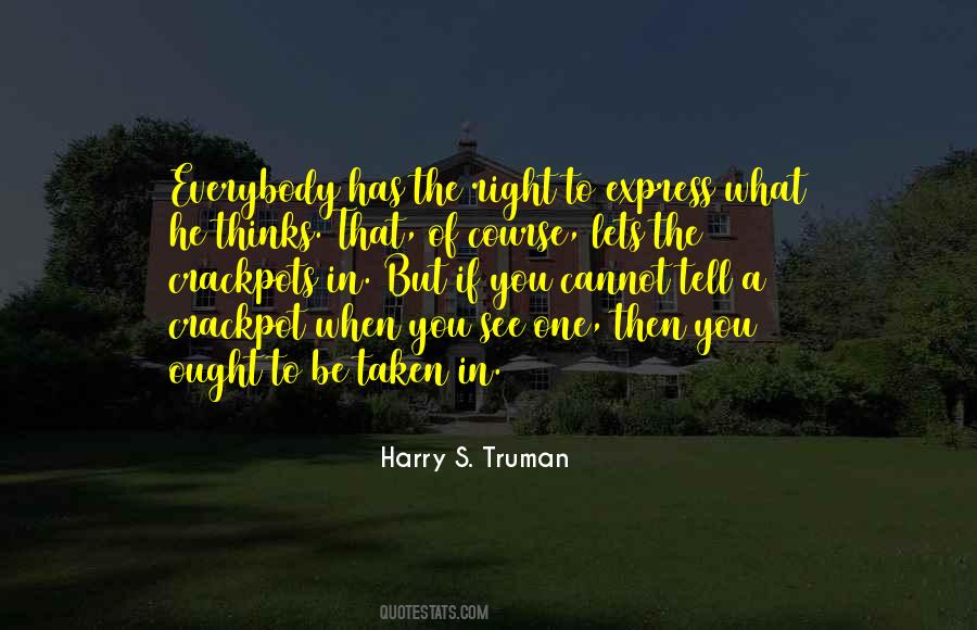 Truman's Quotes #215329
