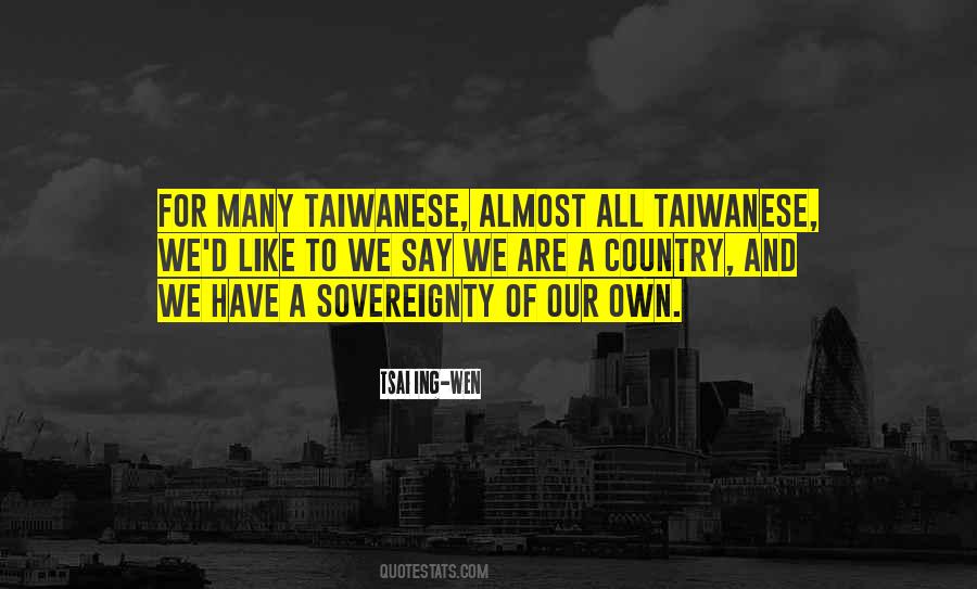 Tsai Quotes #411390