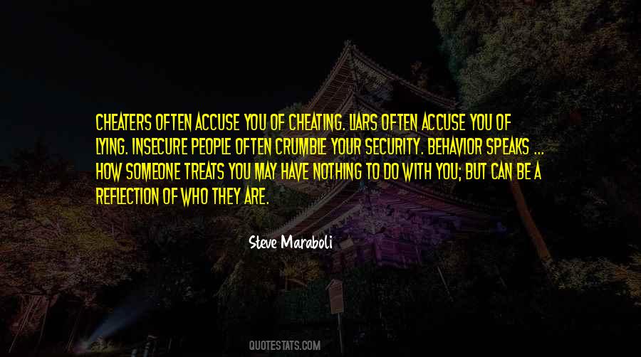 Quotes About Lying And Cheating #1467545