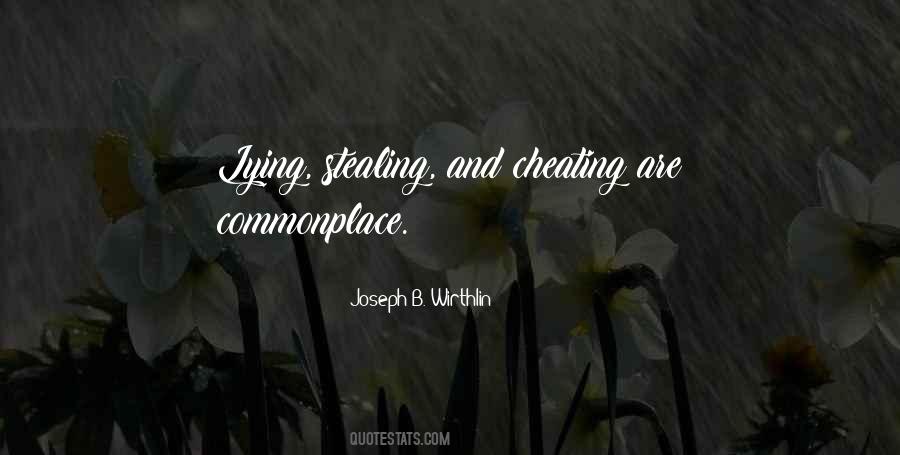 Quotes About Lying And Cheating #904624