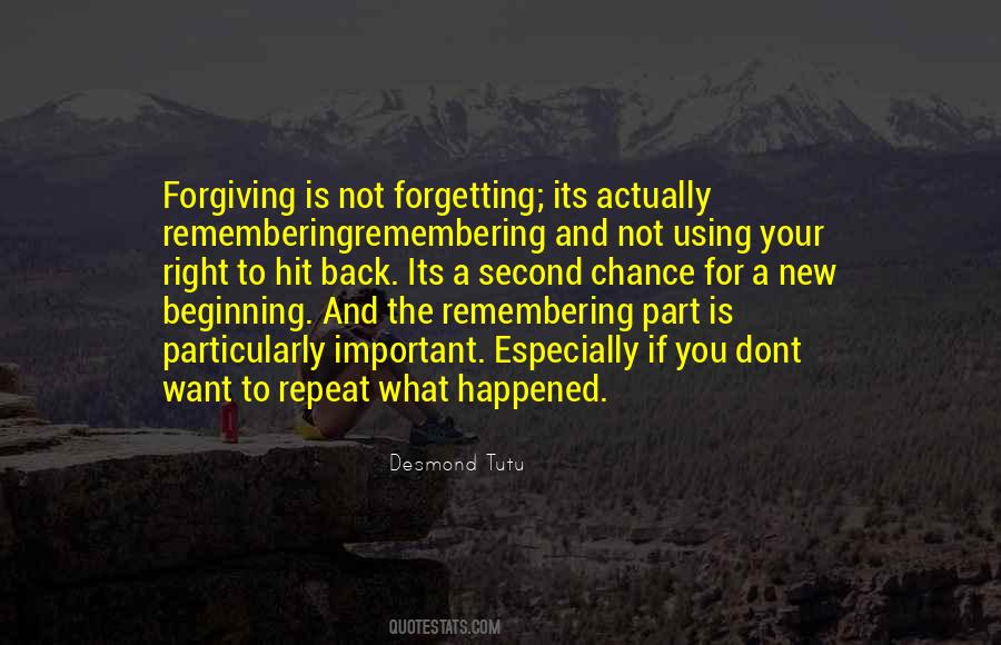 Quotes About Forgetting What Happened #673867