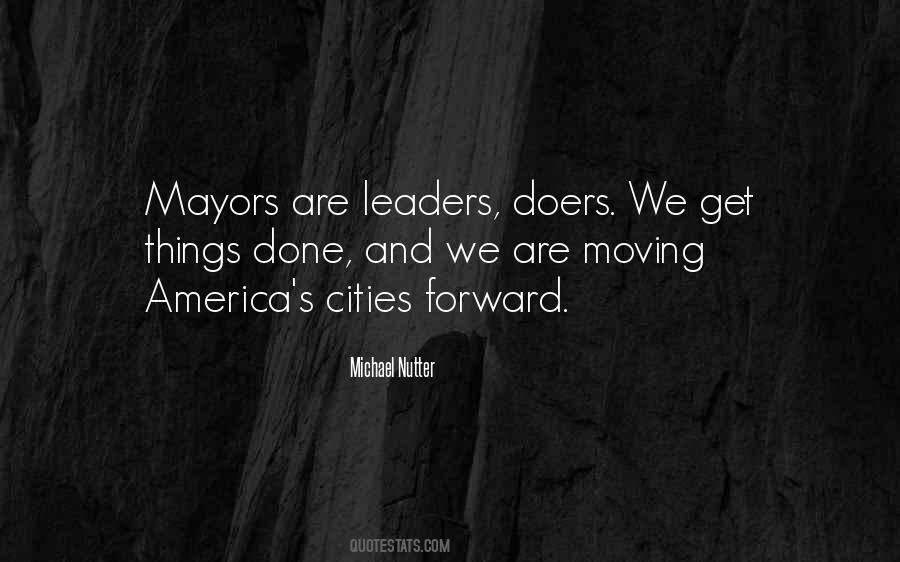 Quotes About Mayors #1121938