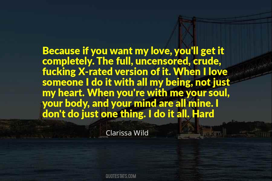 Quotes About Love Being Hard #801785