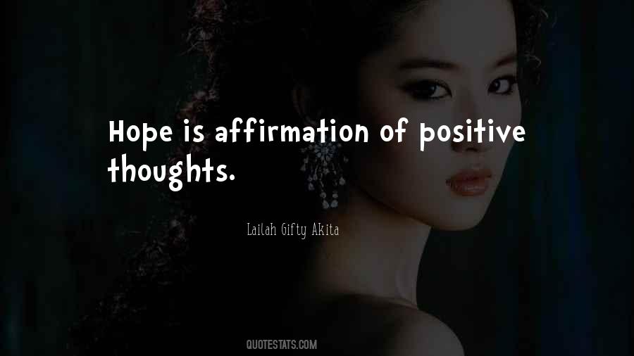 Quotes About Affirmation #1720941