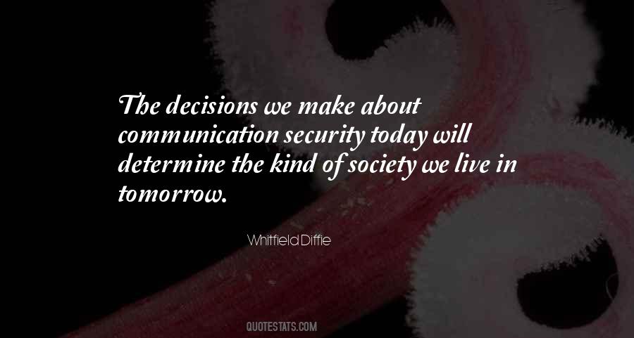 Quotes About Decisions You Make Today #1416876