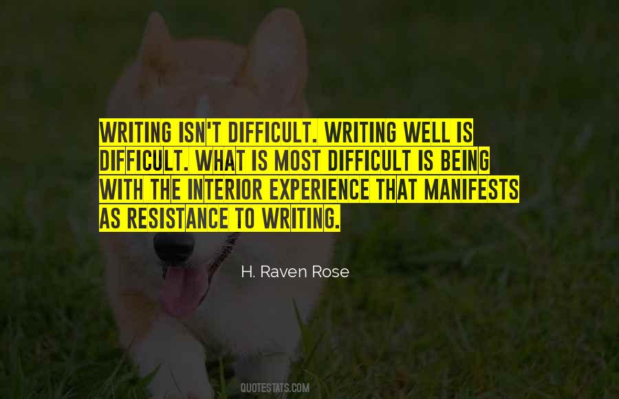 Quotes About Writing Well #702690