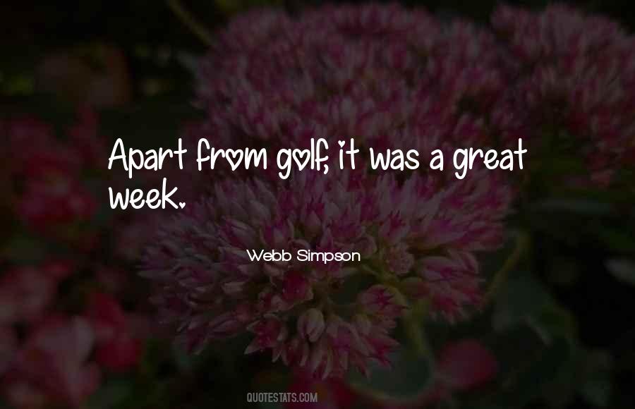 Quotes About A Great Week #212363