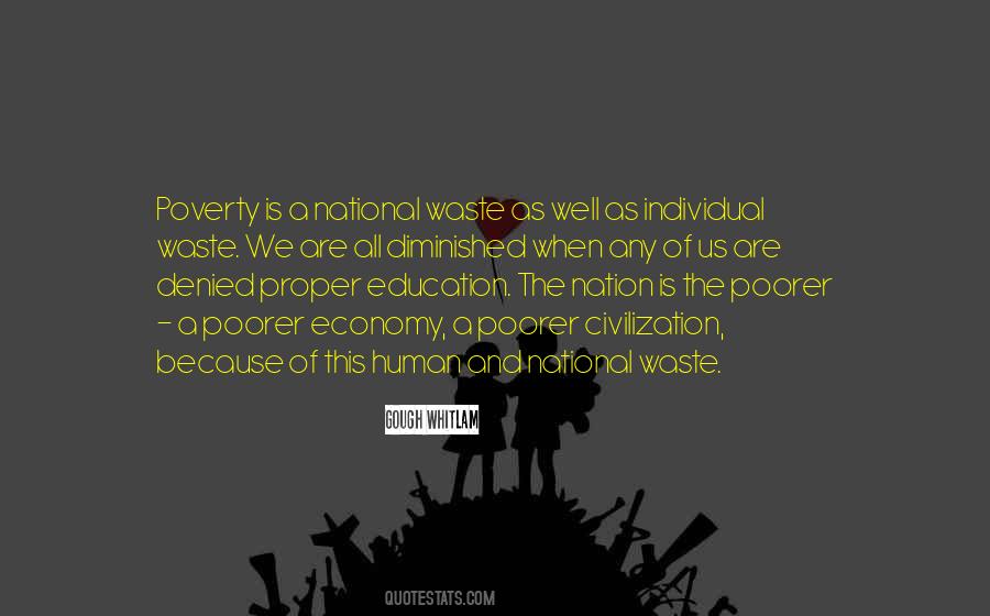 Quotes About Poverty And Education #185546