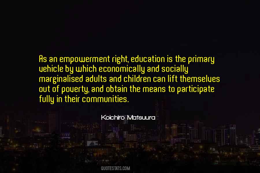 Quotes About Poverty And Education #199314