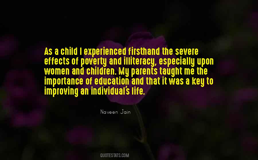 Quotes About Poverty And Education #411818