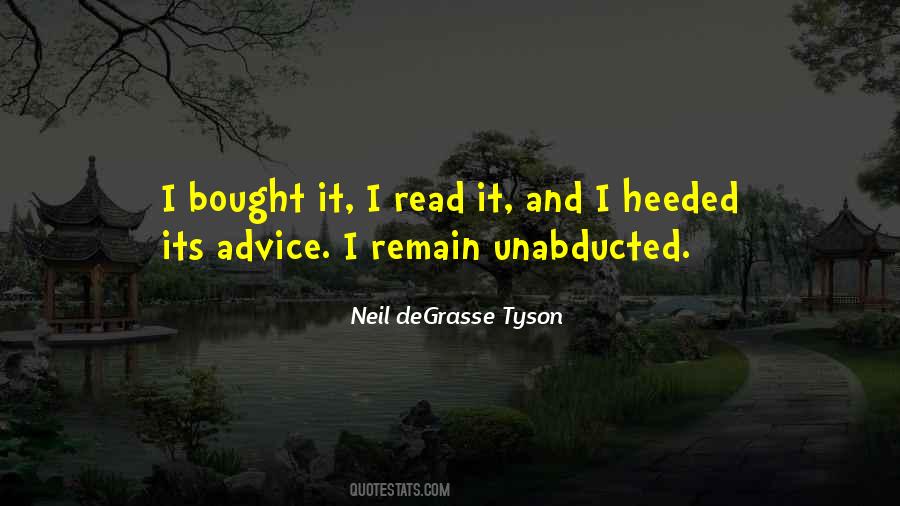 Unabducted Quotes #1533713