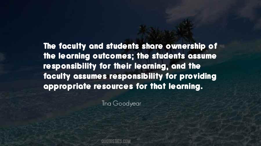 Quotes About Responsibility For Students #1213760