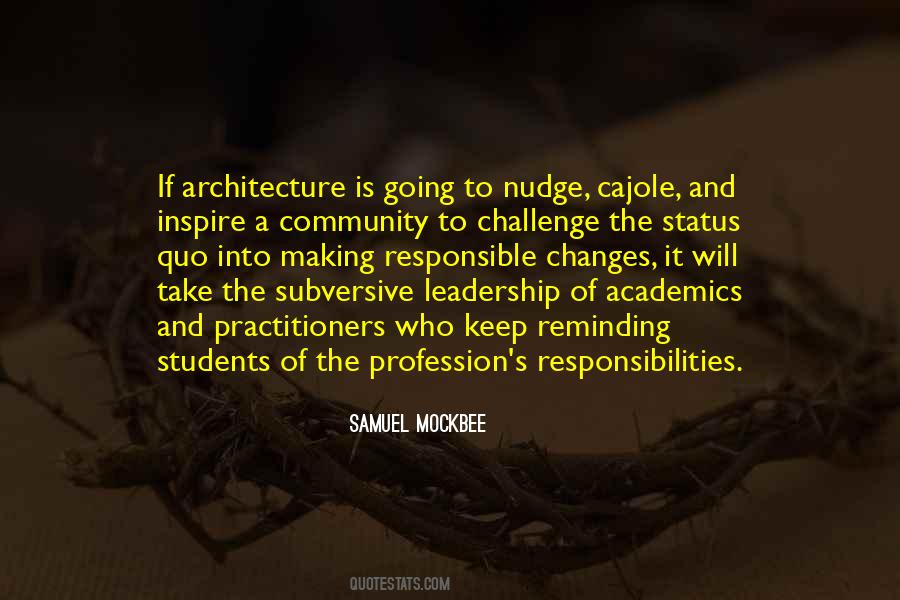 Quotes About Responsibility For Students #789979