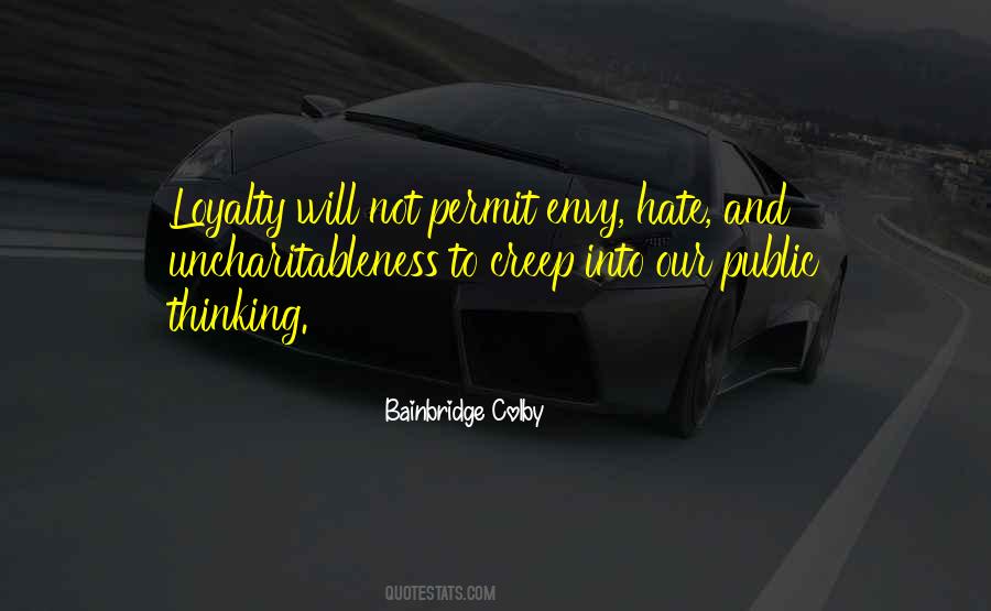Uncharitableness Quotes #1768698