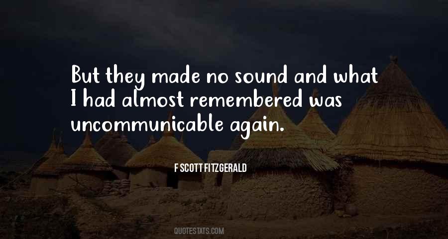 Uncommunicable Quotes #689650