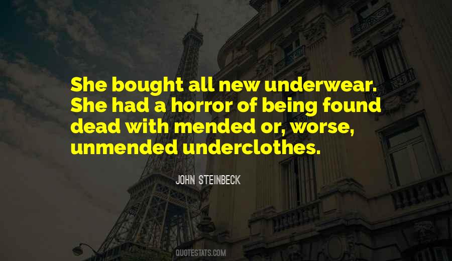 Underclothes Quotes #149879