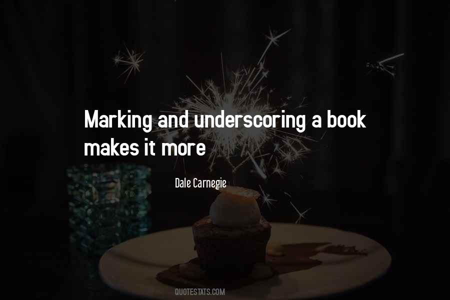 Underscoring Quotes #119237