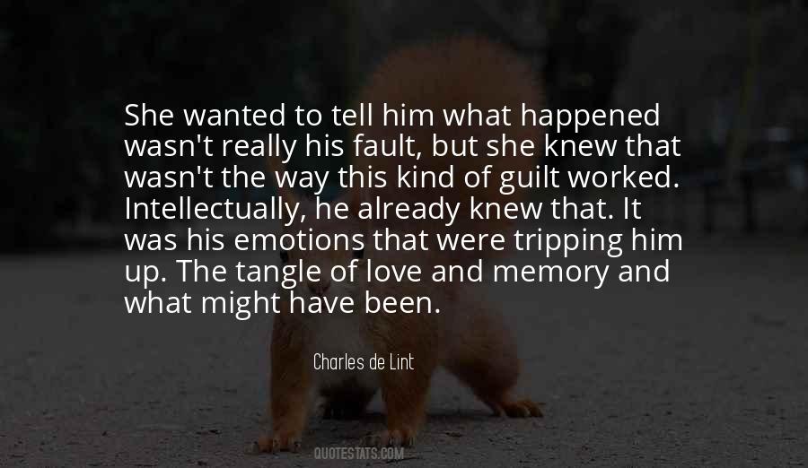 Quotes About Guilt And Love #1021317