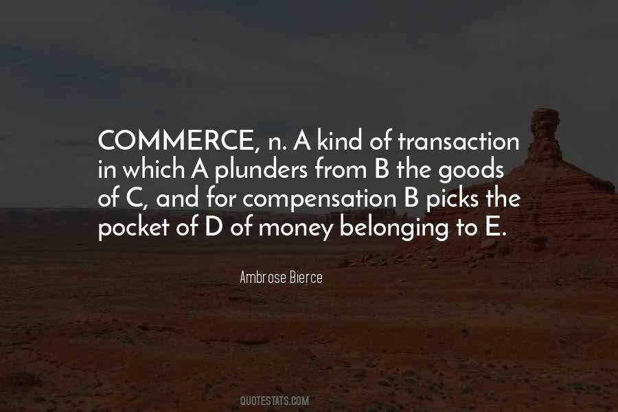 Quotes About Commerce #1126177