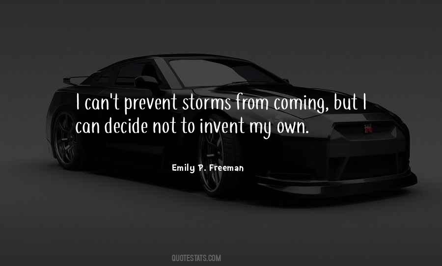 Quotes About Storms Coming #172209