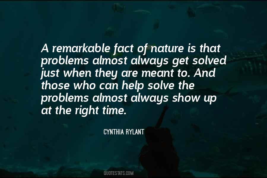 Quotes About Time And Nature #81109