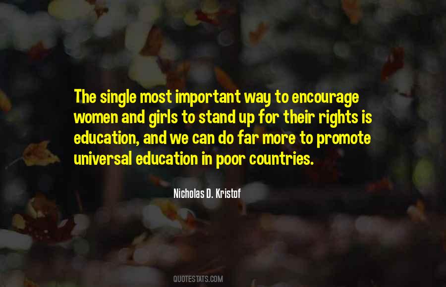 Quotes About Women's Rights To Education #1846358