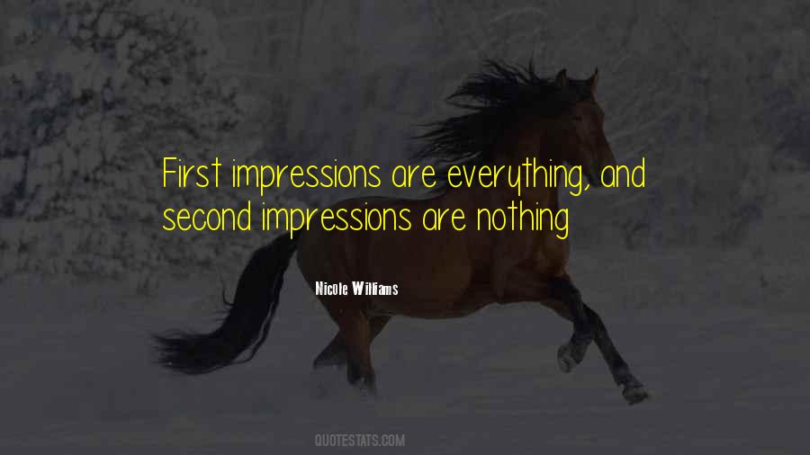 Quotes About Second Impressions #1691863