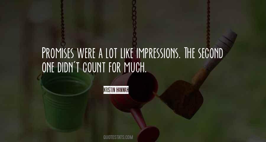 Quotes About Second Impressions #294972
