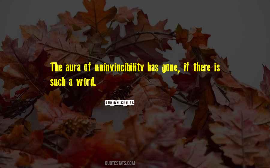 Uninvincibility Quotes #1173210