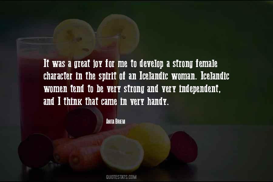 Quotes About Independent Female #93808