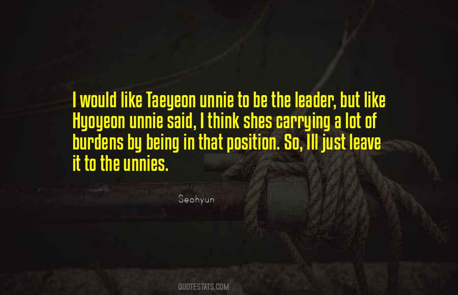 Unnie Quotes #705795