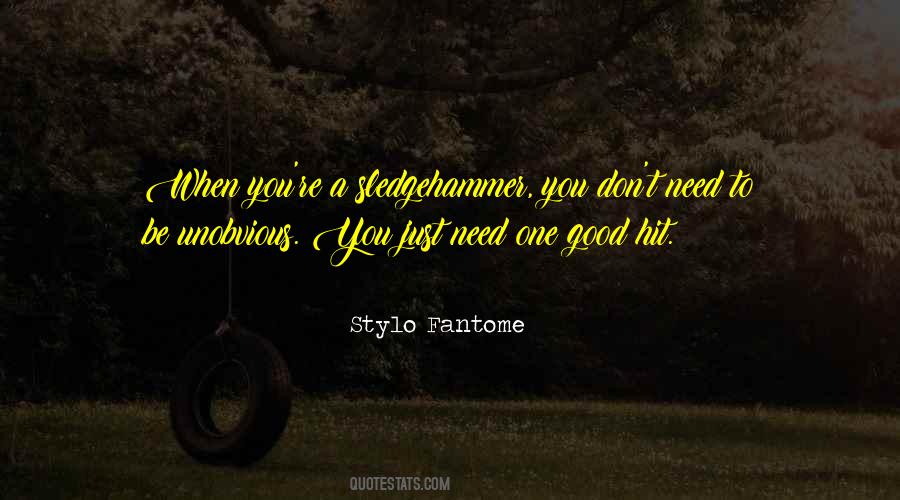 Unobvious Quotes #870646