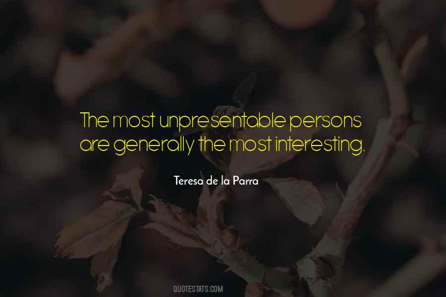 Unpresentable Quotes #1021553