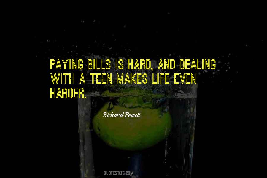 Quotes About Paying Bills #264813