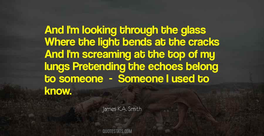 Quotes About Through The Looking Glass #1039623